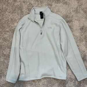 The North Face Light Gray Quarter-Zip
